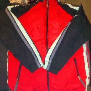 XL Reversible Nike Performance Jacket Red/Gray and Black
